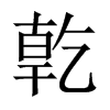 亁字五行属什么-亁字起名的寓意-亁字意思