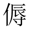 傉字五行属什么-傉字起名的寓意-傉字意思