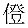 僜字五行属什么-僜字起名的寓意-僜字意思