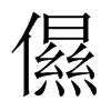 儑字五行属什么-儑字起名的寓意-儑字意思