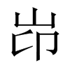 岇字五行属什么-岇字起名的寓意-岇字意思