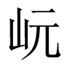 岏字五行属什么-岏字起名的寓意-岏字意思