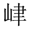峍字五行属什么-峍字起名的寓意-峍字意思