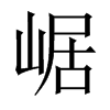 崌字五行属什么-崌字起名的寓意-崌字意思