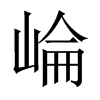崘字五行属什么-崘字起名的寓意-崘字意思