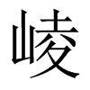 崚字五行属什么-崚字起名的寓意-崚字意思