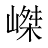 嵥字五行属什么-嵥字起名的寓意-嵥字意思