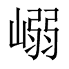 嵶字五行属什么-嵶字起名的寓意-嵶字意思