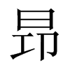 昻字五行属什么-昻字起名的寓意-昻字意思
