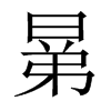 晜字五行属什么-晜字起名的寓意-晜字意思