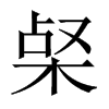 梷字五行属什么-梷字起名的寓意-梷字意思