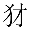 犲字五行属什么-犲字起名的寓意-犲字意思
