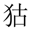 狜字五行属什么-狜字起名的寓意-狜字意思