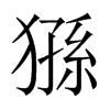 猻字五行属什么-猻字起名的寓意-猻字意思