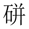 硑字五行属什么-硑字起名的寓意-硑字意思