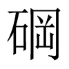 碙字五行属什么-碙字起名的寓意-碙字意思