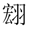 翝字五行属什么-翝字起名的寓意-翝字意思