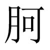 胢字五行属什么-胢字起名的寓意-胢字意思