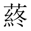 蔠字五行属什么-蔠字起名的寓意-蔠字意思