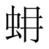 蚦字五行属什么-蚦字起名的寓意-蚦字意思
