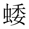蜲字五行属什么-蜲字起名的寓意-蜲字意思