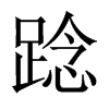 踗字五行属什么-踗字起名的寓意-踗字意思