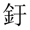 釪字五行属什么-釪字起名的寓意-釪字意思