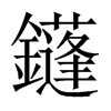 鑝字五行属什么-鑝字起名的寓意-鑝字意思