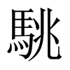 駣字五行属什么-駣字起名的寓意-駣字意思