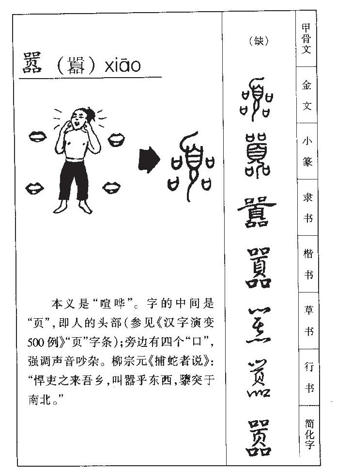 嚣字五行属什么-嚣字起名的寓意-嚣字意思