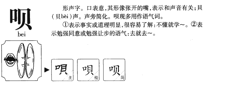 呗字五行属什么-呗字起名的寓意-呗字意思