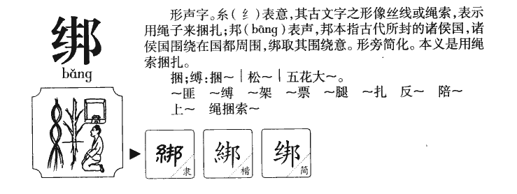 绑字五行属什么-绑字起名的寓意-绑字意思