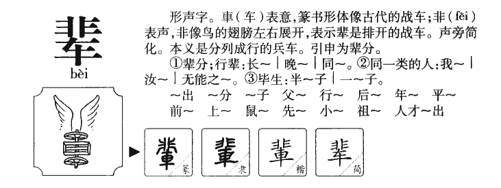 辈字五行属什么-辈字起名的寓意-辈字意思