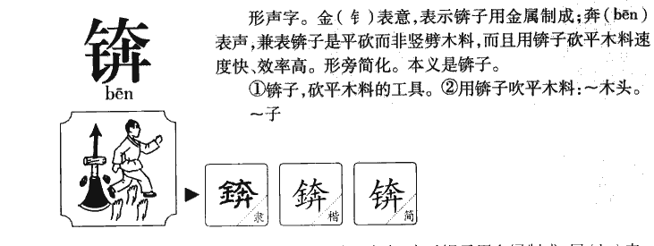 锛字五行属什么-锛字起名的寓意-锛字意思
