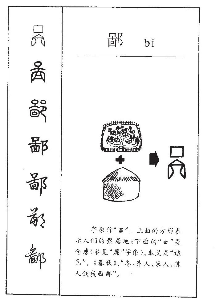 鄙字五行属什么-鄙字起名的寓意-鄙字意思