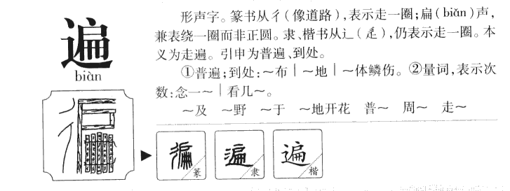 遍字五行属什么-遍字起名的寓意-遍字意思