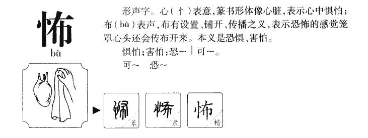 怖字五行属什么-怖字起名的寓意-怖字意思