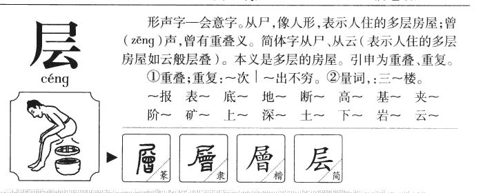 层字五行属什么-层字起名的寓意-层字意思