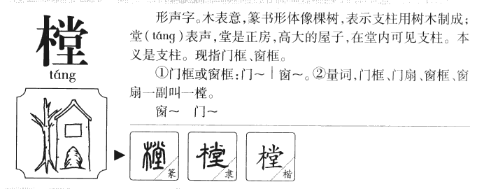 樘字五行属什么-樘字起名的寓意-樘字意思