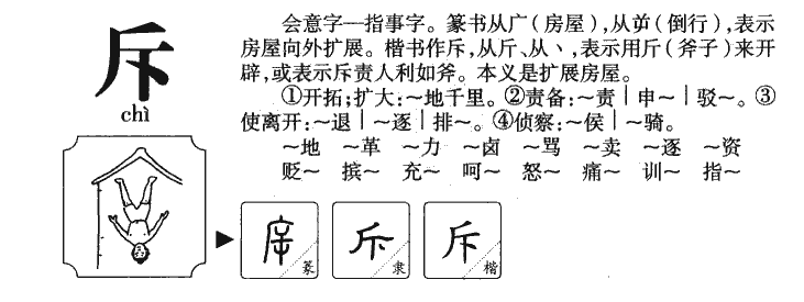 斥字五行属什么-斥字起名的寓意-斥字意思