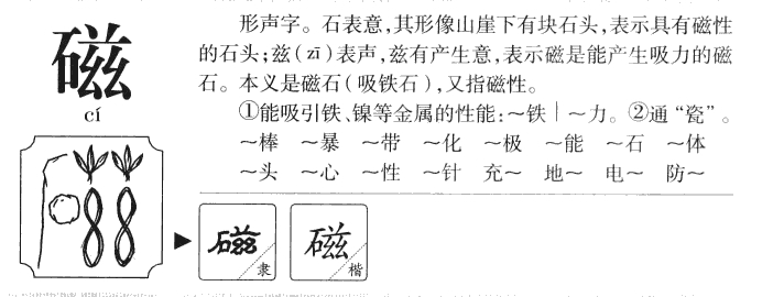 磁字五行属什么-磁字起名的寓意-磁字意思