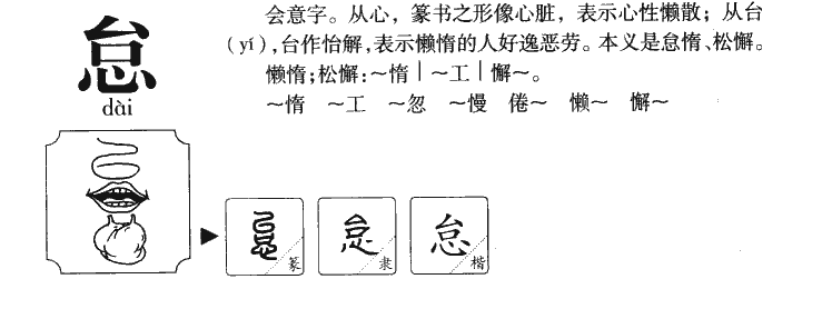 怠字五行属什么-怠字起名的寓意-怠字意思