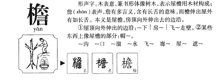 檐字五行属什么-檐字起名的寓意-檐字意思