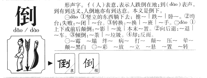 倒字五行属什么-倒字起名的寓意-倒字意思