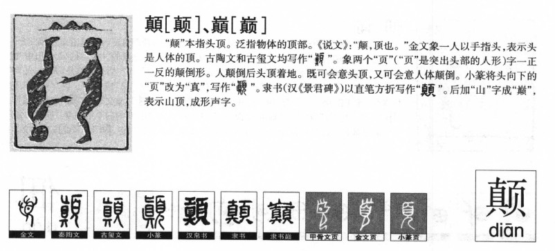 颠字五行属什么-颠字起名的寓意-颠字意思