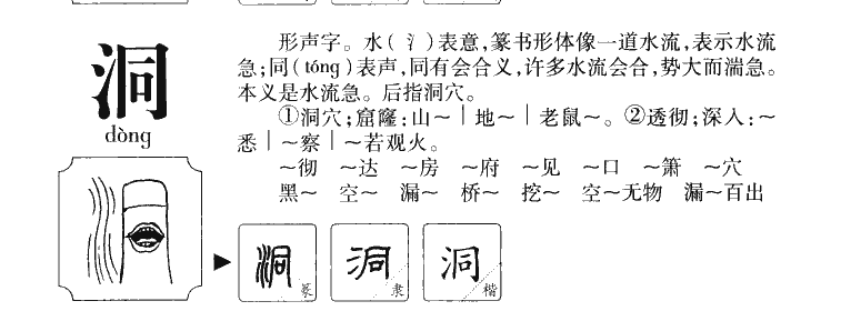 洞字五行属什么-洞字起名的寓意-洞字意思