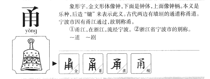 甬字五行属什么-甬字起名的寓意-甬字意思