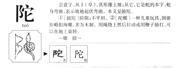 陀字五行属什么-陀字起名的寓意-陀字意思