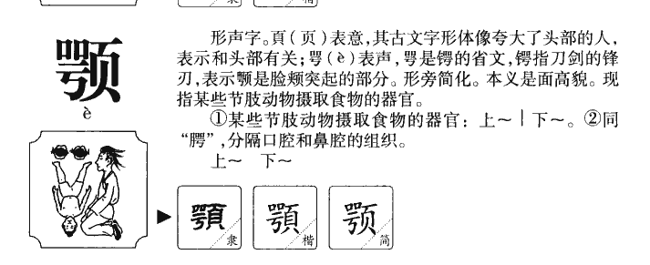 颚字五行属什么-颚字起名的寓意-颚字意思