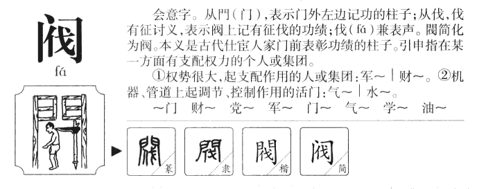 阀字五行属什么-阀字起名的寓意-阀字意思